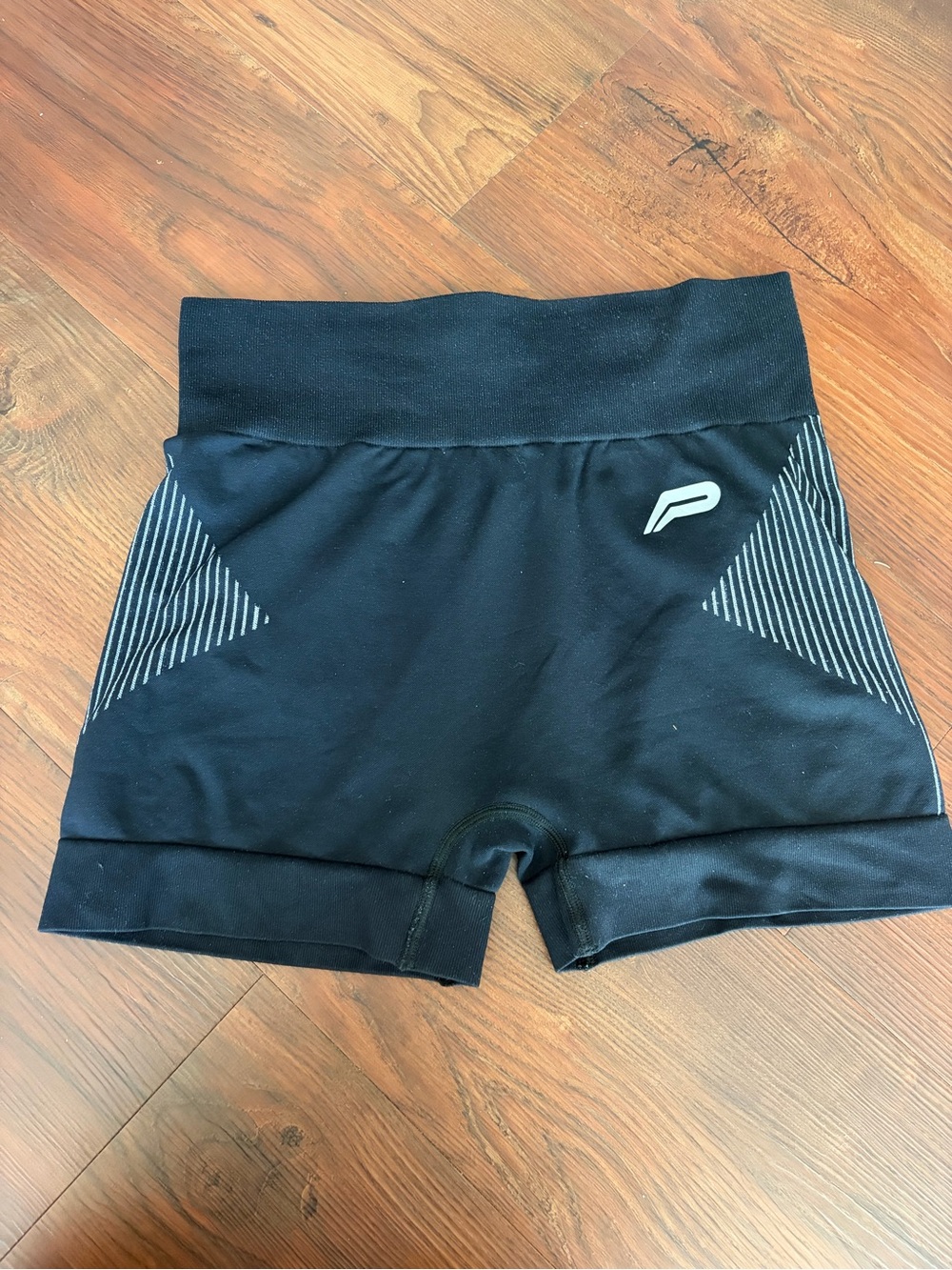 ❤️‍🔥BOGO FREE Pursue Fitness ADAPT Seamless Shorts Large Black Ribbed Workout